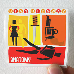 Stan Ridgway Anatomy Album Cover Sticker Stan Ridgway Anatomy Album Cover Sticker