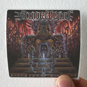 Stoned God Discordant Divinity Album Cover Sticker Stoned God Discordant Divinity Album Cover Sticker