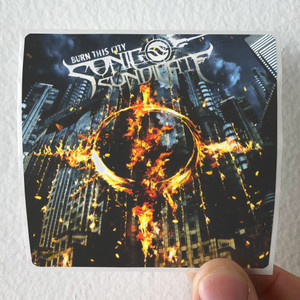 Sonic Syndicate Burn This City Album Cover Sticker
