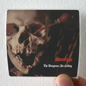 Savatage The Dungeons Are Calling 1 Album Cover Sticker Savatage The Dungeons Are Calling 1 Album Cover Sticker