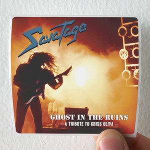Savatage Ghost In The Ruins A Tribute To Criss Oliva Album Cover Sticker Savatage Ghost In The Ruins A Tribute To Criss Oliva Album Cover Sticker