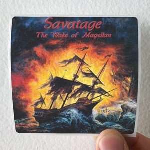 Savatage The Wake Of Magellan Album Cover Sticker Savatage The Wake Of Magellan Album Cover Sticker