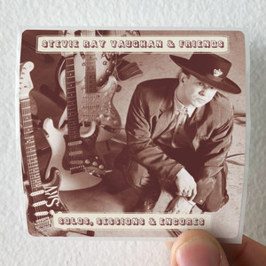 Stevie Ray Vaughan Solos Sessions Encores Album Cover Sticker Stevie Ray Vaughan Solos Sessions Encores Album Cover Sticker