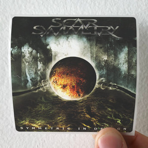 Scar Symmetry Symmetric In Design Album Cover Sticker Scar Symmetry Symmetric In Design Album Cover Sticker