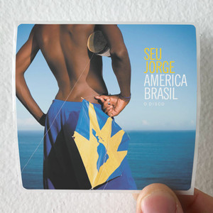 Seu Jorge America Brasil O Disco Album Cover Sticker