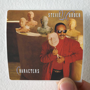 Stevie Wonder Characters 1 Album Cover Sticker
