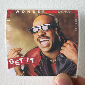 Stevie Wonder Get It Album Cover Sticker Stevie Wonder Get It Album Cover Sticker