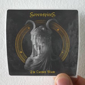 Seven Spires The Cursed Muse Album Cover Sticker