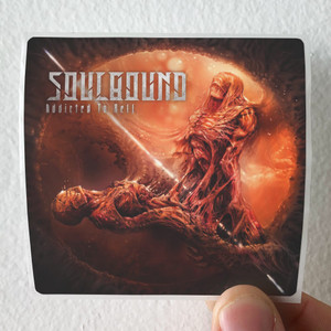 Soulbound Addicted To Hell Album Cover Sticker