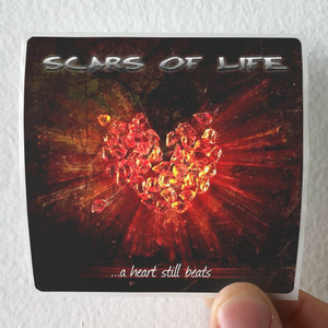 Scars of Life A Heart Still Beats Album Cover Sticker