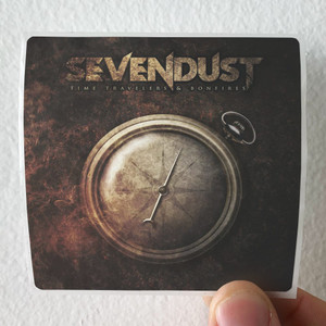 Sevendust Time Travelers Bonfires Album Cover Sticker Sevendust Time Travelers Bonfires Album Cover Sticker