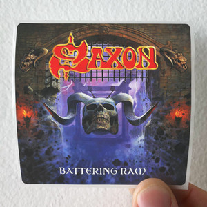 Saxon Battering Ram Album Cover Sticker Saxon Battering Ram Album Cover Sticker