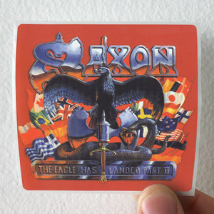 Saxon The Eagle Has Landed Ii Album Cover Sticker Saxon The Eagle Has Landed Ii Album Cover Sticker