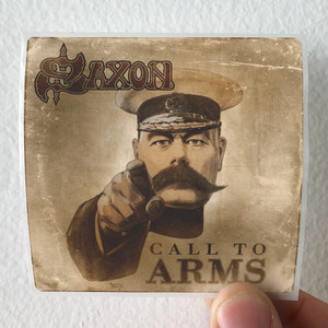 Saxon Call To Arms Album Cover Sticker Saxon Call To Arms Album Cover Sticker