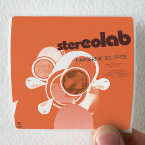 Stereolab Margerine Eclipse Album Cover Sticker Stereolab Margerine Eclipse Album Cover Sticker
