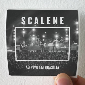 Scalene Ao Vivo Em Braslia Album Cover Sticker