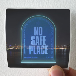 sleepmakeswaves No Safe Place Album Cover Sticker