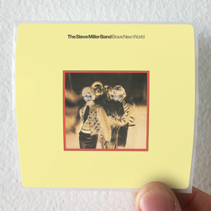 Steve Miller Band Brave New World Album Cover Sticker Steve Miller Band Brave New World Album Cover Sticker