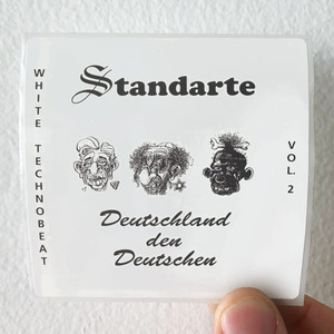 Standarte White Technobeat Vol 2 Album Cover Sticker