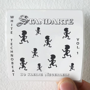 Standarte White Technobeat Vol 1 Album Cover Sticker
