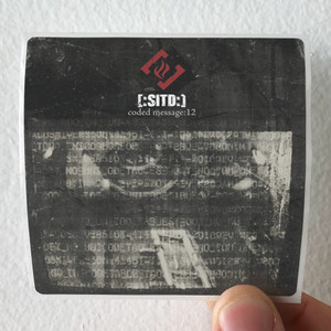 SITD Coded Message 12 Album Cover Sticker