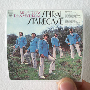Spiral Starecase More Today Than Yesterday Album Cover Sticker