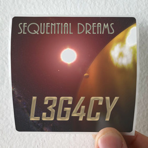 Sequential Dreams L3G4Cy Album Cover Sticker Sequential Dreams L3G4Cy Album Cover Sticker