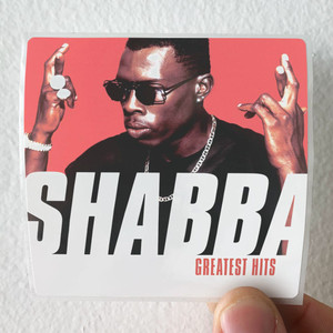 Shabba Ranks Greatest Hits Album Cover Sticker