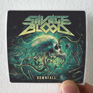 Savage Blood Downfall Album Cover Sticker