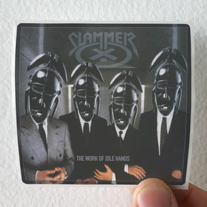 Slammer The Work Of Idle Hands Album Cover Sticker