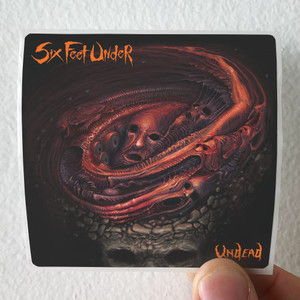 Six Feet Under Undead Album Cover Sticker
