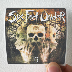 Six Feet Under 13 Album Cover Sticker
