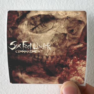 Six Feet Under Commandment Album Cover Sticker