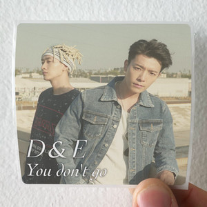 Super Junior-DandE You Dont Go Album Cover Sticker