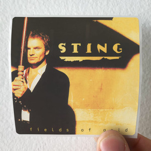 Sting Fields Of Gold Album Cover Sticker