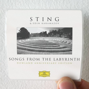 Sting Songs From The Labyrinth Album Cover Sticker