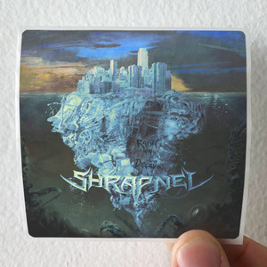Shrapnel Raised On Decay Album Cover Sticker
