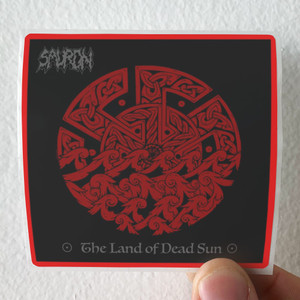 Sauron The Land Of Dead Sun Album Cover Sticker Sauron The Land Of Dead Sun Album Cover Sticker