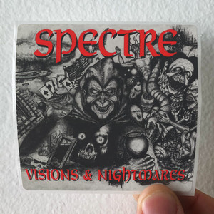 Spectre Visions Nightmares Album Cover Sticker