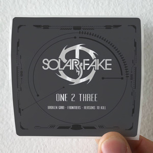 Solar Fake One 2 Three Album Cover Sticker