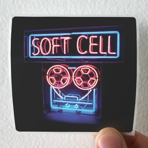 Soft Cell The Singles Keychains Snowstorms Album Cover Sticker