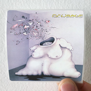 Sausage Riddles Are Abound Tonight Album Cover Sticker