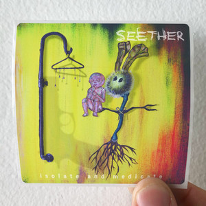 Seether Isolate And Medicate Album Cover Sticker Seether Isolate And Medicate Album Cover Sticker