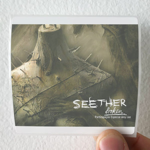 Seether Broken Album Cover Sticker Seether Broken Album Cover Sticker