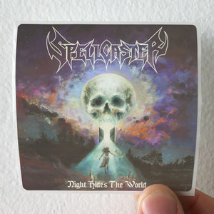 Spellcaster Night Hides The World Album Cover Sticker