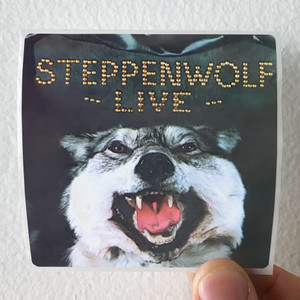Steppenwolf Live Album Cover Sticker