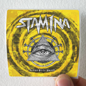 Stam1na Novus Ordo Mundi Album Cover Sticker