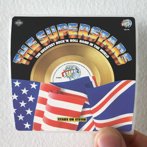 Stars on 45 The Superstars The Greatest Rock N Roll Band In The World Album Cover Sticker