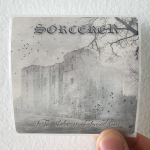 Sorcerer In The Shadow Of The Inverted Cross Album Cover Sticker