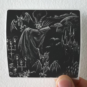 Satanic Warmaster In Eternal Fire Ghost Wolves Album Cover Sticker Satanic Warmaster In Eternal Fire Ghost Wolves Album Cover Sticker